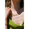 Verdant Whisper Tassels Necklace, Gold & Green - Necklaces - 3 - thumbnail