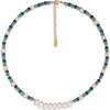 Thetis Necklace, Blue & White - Necklaces - 1 - thumbnail
