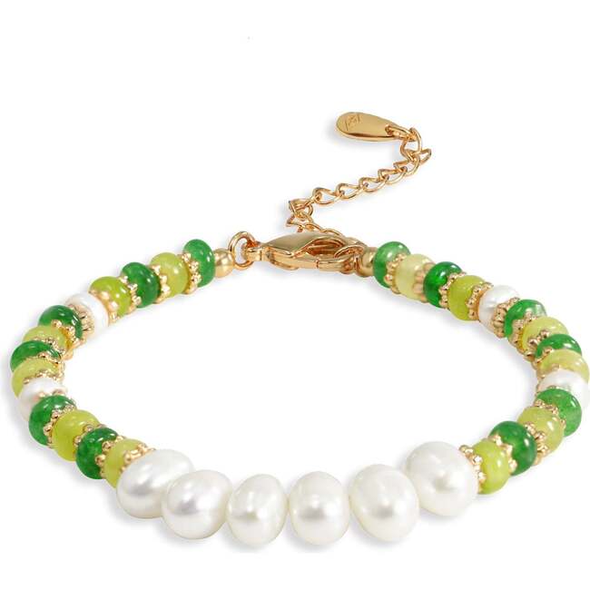 Thetis Bracelet, Green & White