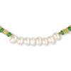 Thetis Necklace, Green & White - Necklaces - 2 - thumbnail