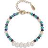 Thetis Bracelet, Blue & White - Bracelets - 2 - thumbnail