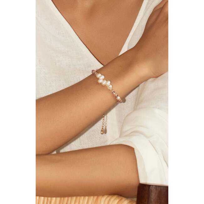 Thetis Bracelet, Purple & White