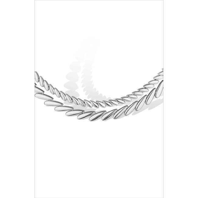 Tassels Necklace, Silver