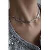 Rome Chain Necklace, Silver - Necklaces - 3 - thumbnail