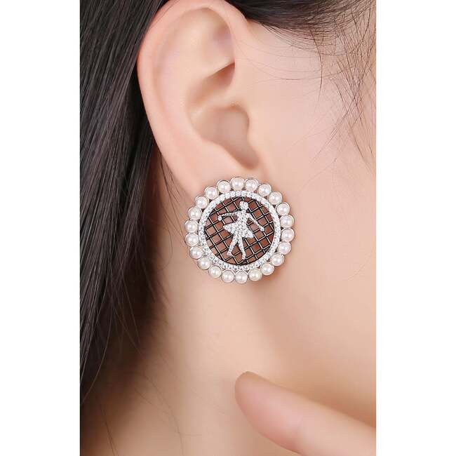 Royal Ballet Earrings, Silver - Earrings - 3