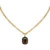 Roman Night Pendant, Brown & Gold - Necklaces - 1 - thumbnail