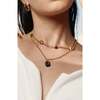 Roman Night Necklace Set, Brown & Gold - Necklaces - 2 - thumbnail