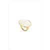 Ripple Ring, White & Gold - Rings - 1 - thumbnail