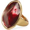 Ripple Ring, Red & Gold - Rings - 1 - thumbnail