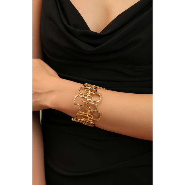Roman Arc , Golden Bracelet, Gold - Bracelets - 3