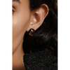 Roman Night Ear Studs, Brown & Black - Earrings - 3 - thumbnail