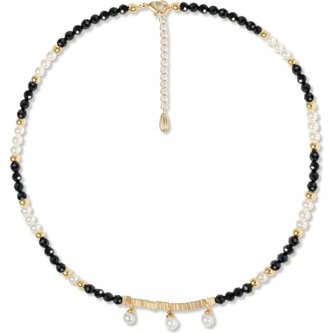 Poseidon NecklaceBlack & , White & Gold