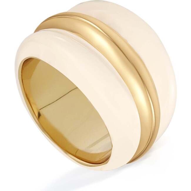 Ostuni Ring, White & Gold