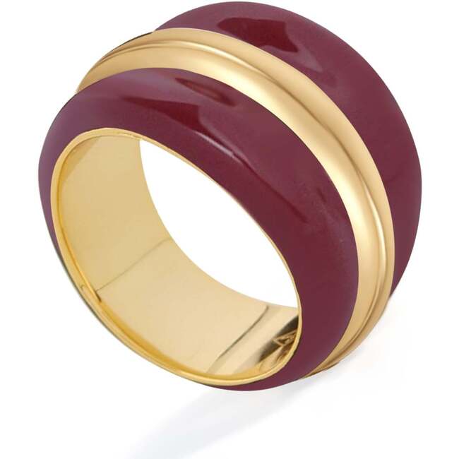 Ostuni Ring, Red & Gold