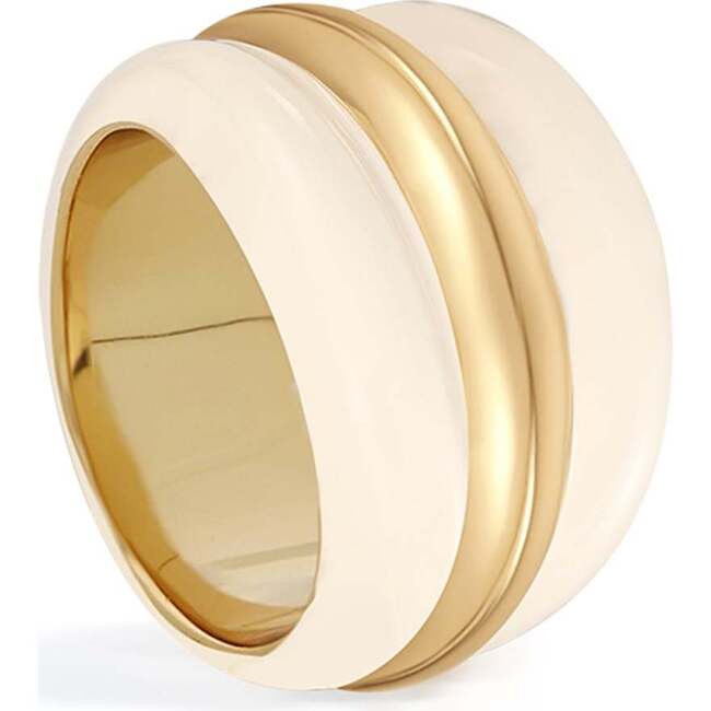 Ostuni Ring, White & Gold