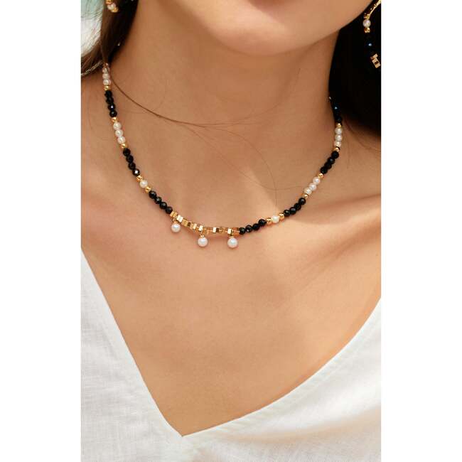 Poseidon NecklaceBlack & , White & Gold - Necklaces - 3