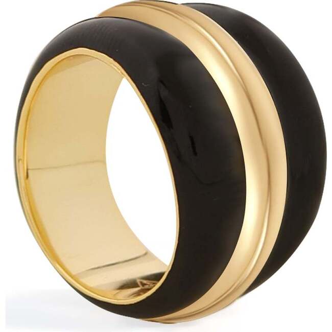 Ostuni Ring, Black & Gold