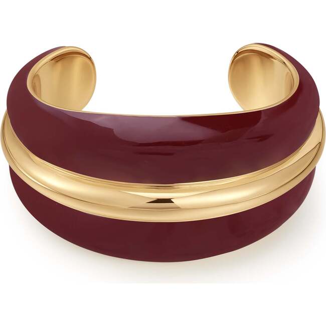 Ostuni Bangle, White & Gold