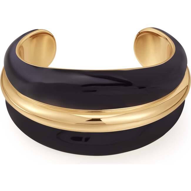 Ostuni Bangle, Black & Gold