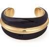 Ostuni Bangle, Black & Gold - Bracelets - 1 - thumbnail