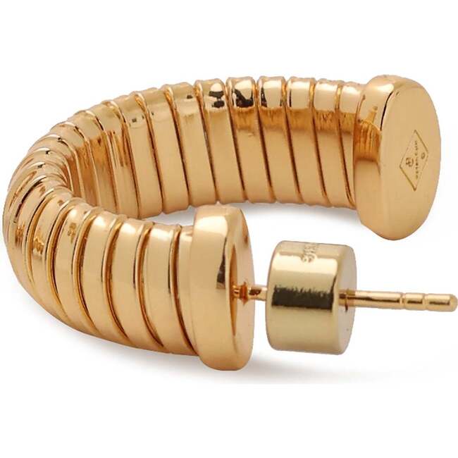 Minimalist Hoop Earrings, Gold