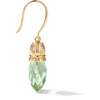 Nut Fairy Charm Earrings, Green & Gold - Earrings - 2 - thumbnail