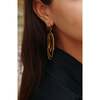 Olympieion Tassels Earrings, Brown & Gold - Earrings - 3 - thumbnail
