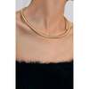 Minimalist Choker, Gold - Necklaces - 3 - thumbnail