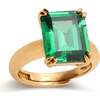 Lime Glow Ring, Green & Gold - Rings - 1 - thumbnail