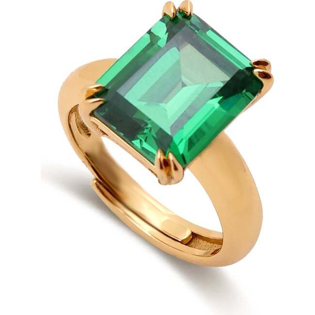 Lime Glow Ring, Green & Gold