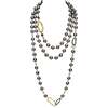 Leopard Necklace, Black & Gold - Necklaces - 1 - thumbnail