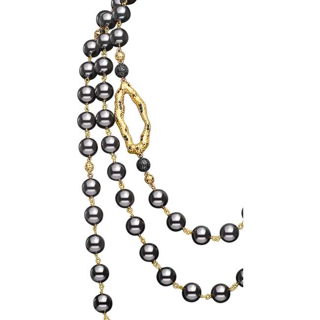 Leopard Necklace, Black & Gold