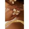 Large Iris Blossom Ring, White & Gold - Rings - 3