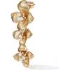 Iris Blossom Earrings, Gold & White - Earrings - 2