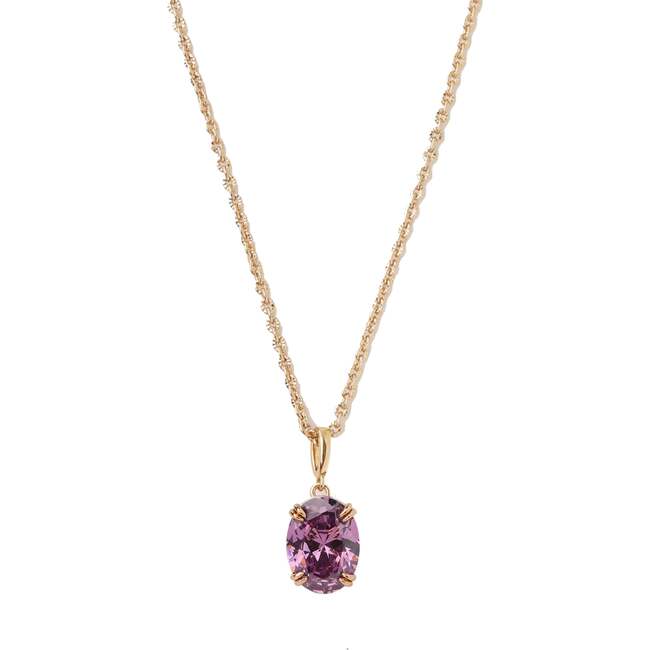 Grape Glow Pendant, Purple & Gold