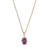 Grape Glow Pendant, Purple & Gold - Necklaces - 1 - thumbnail