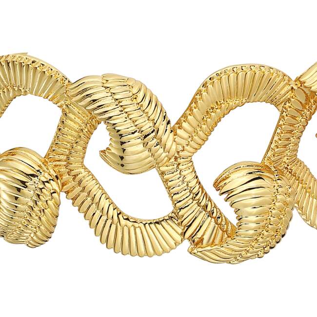 Hawk Wing Bangle, Gold