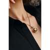 Globus Cruciger Necklace, Gold & Black - Necklaces - 3