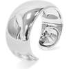 Drop Wide Bangle, Silver - Bracelets - 1 - thumbnail