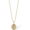 Egypt Eye Necklace, Gold - Necklaces - 1 - thumbnail