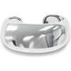 Drop Wide Bangle, Silver - Bracelets - 2 - thumbnail