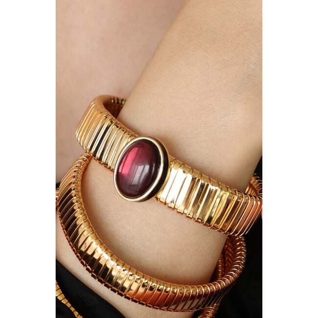 Gladiator Legacy Bracelet, Gold & Red