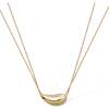 Drop Necklace, Gold - Necklaces - 1 - thumbnail