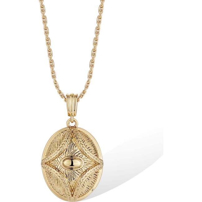 Egypt Eye Necklace, Gold