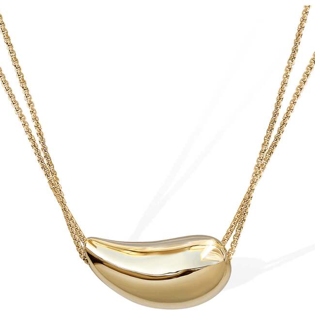 Drop Necklace, Gold