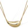 Drop Necklace, Gold - Necklaces - 2 - thumbnail