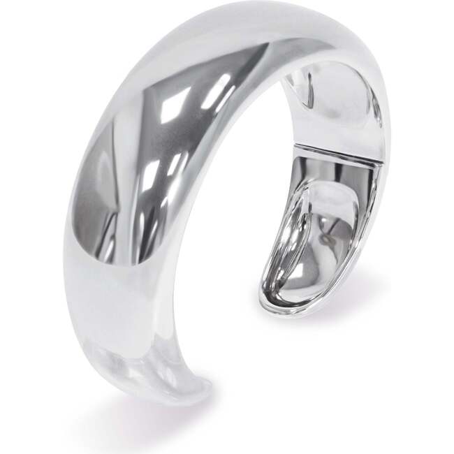 Drop Bangle, Silver