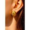 Egypt Eye Earrings, Gold - Earrings - 3