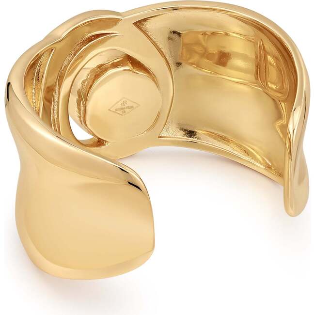 Dawn Light Bangle, Gold & White