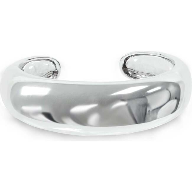 Drop Bangle, Silver
